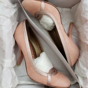 Fornarina Pink Suede Pumps